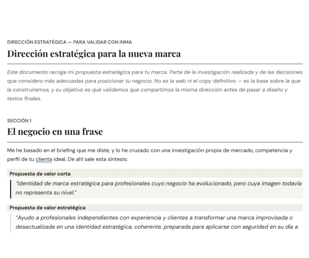 Caso real Inma Alabajos