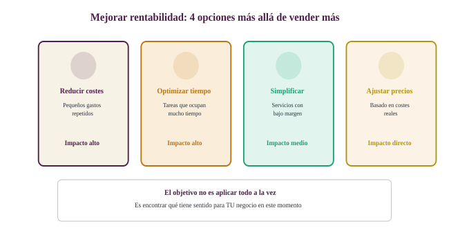 Opciones de mejora