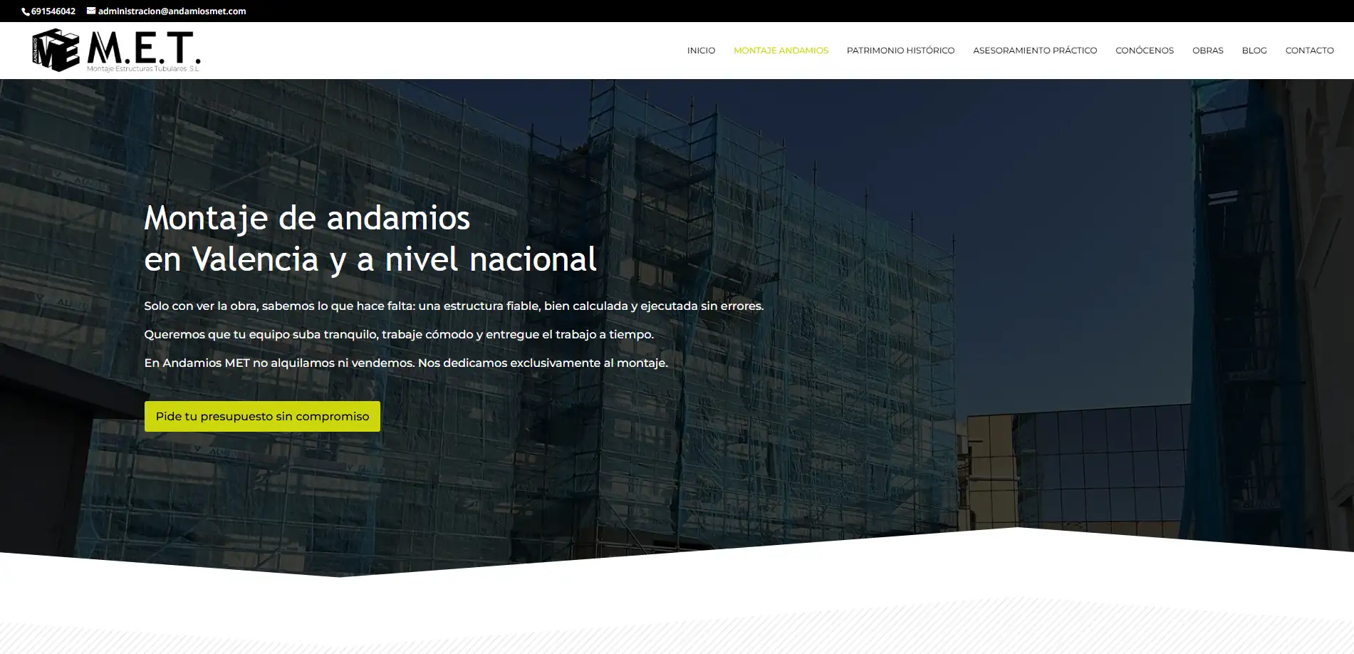 Andamios MET